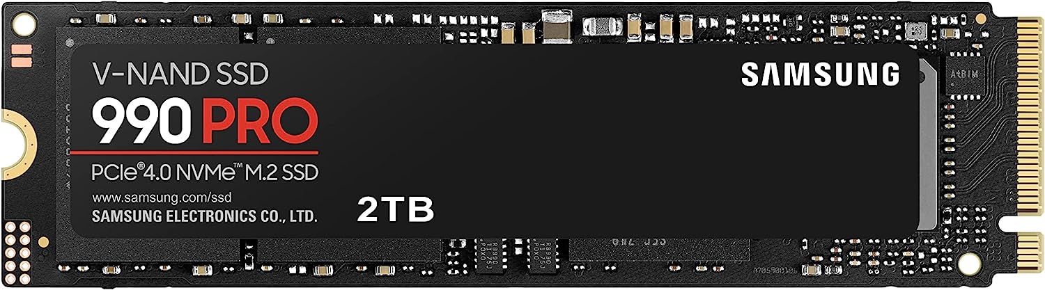 Samsung 990 PRO SSD 2TB internal M.2 2280 PCIe 4.0 NVMe